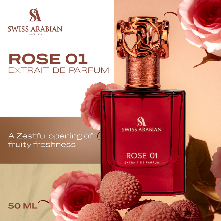 Swiss Arabian Rose 01 Eau De Parfum Unisexe - 50 ML