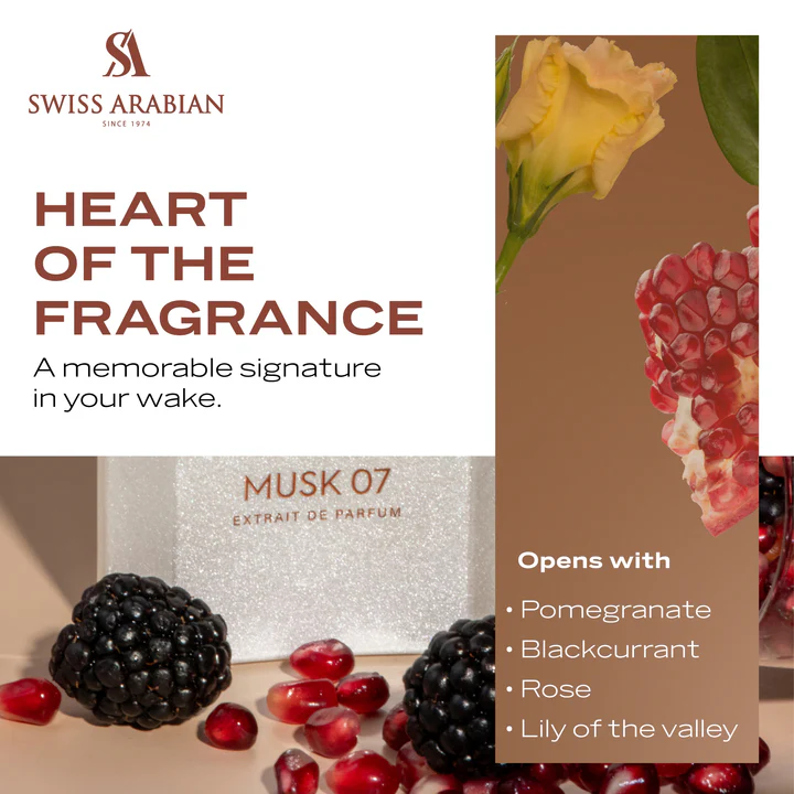 Swiss Arabian Musk 07 Eau De Parfum Unisex - 50 ML