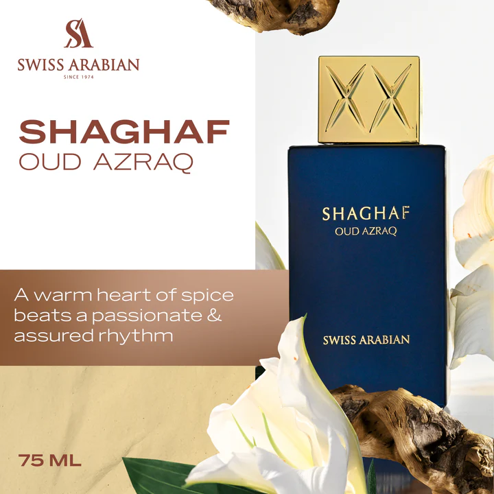 Swiss Arabian Shaghaf Oud Azraq Eau De Parfum Unisex 74 ml