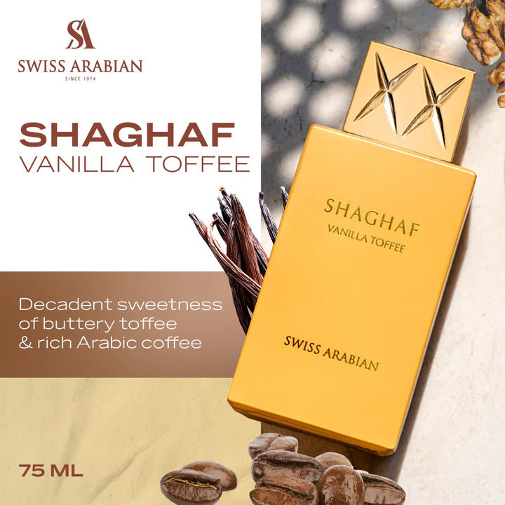 Swiss Arabian Shaghaf Vanilla Toffee Eau De Parfum Unisexe - 75 ML