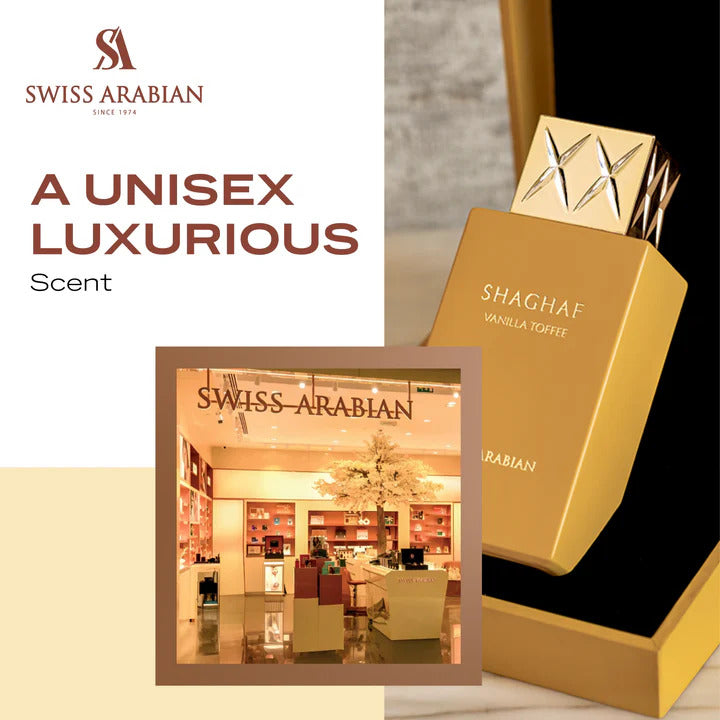 Swiss Arabian Shaghaf Vanilla Toffee Eau De Parfum Unisexe - 75 ML