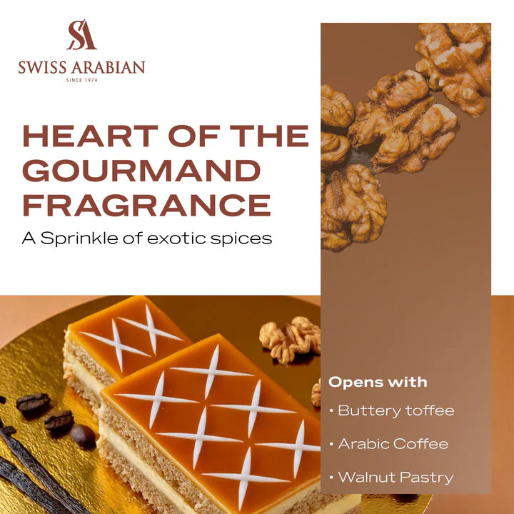Swiss Arabian Shaghaf Vanilla Toffee Eau De Parfum Unisexe - 75 ML