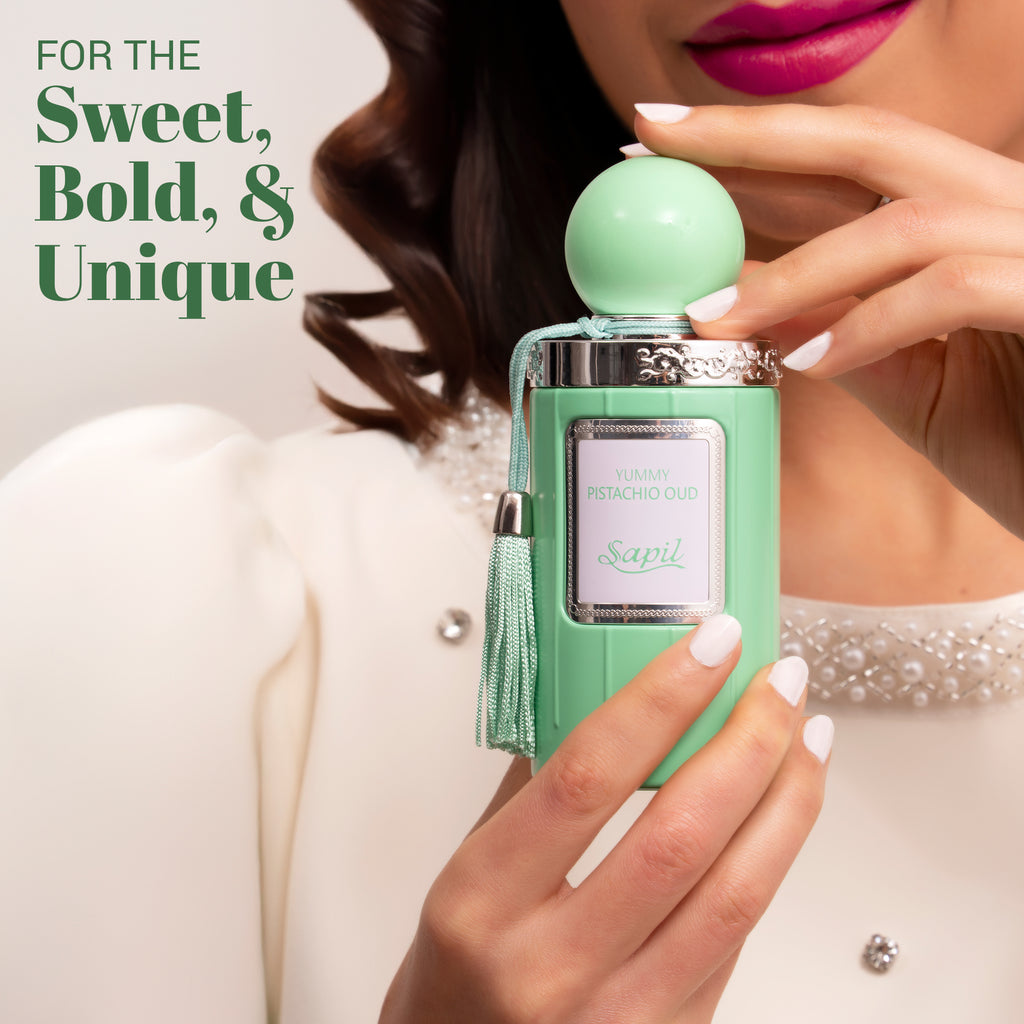 Sapil Yummy Pistache Oud Eau De Parfum Unisexe - 100 ML