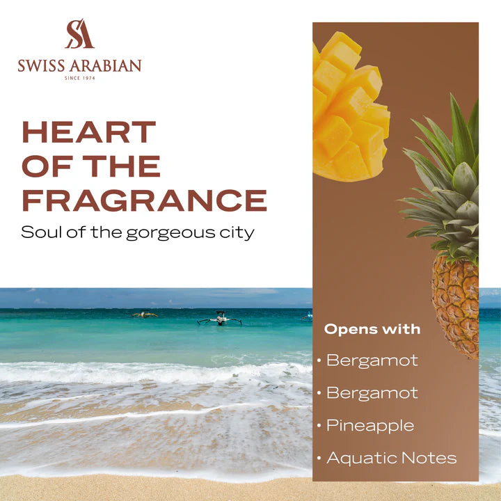 Swiss Arabian Soul Of Bali Eau De Parfum Unisex - 100ml