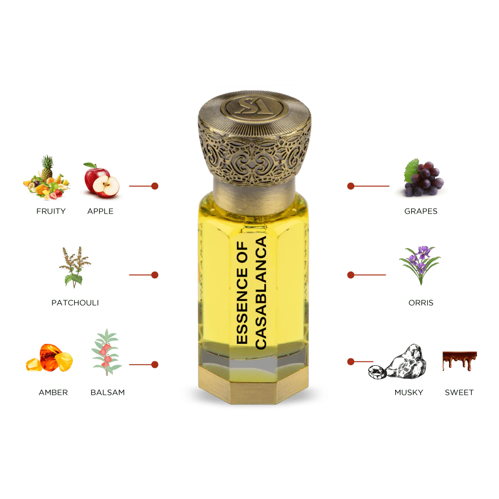 Swiss Arabian Essence of Casablanca Concentrated Perfume Oil Unisex - 12 ML