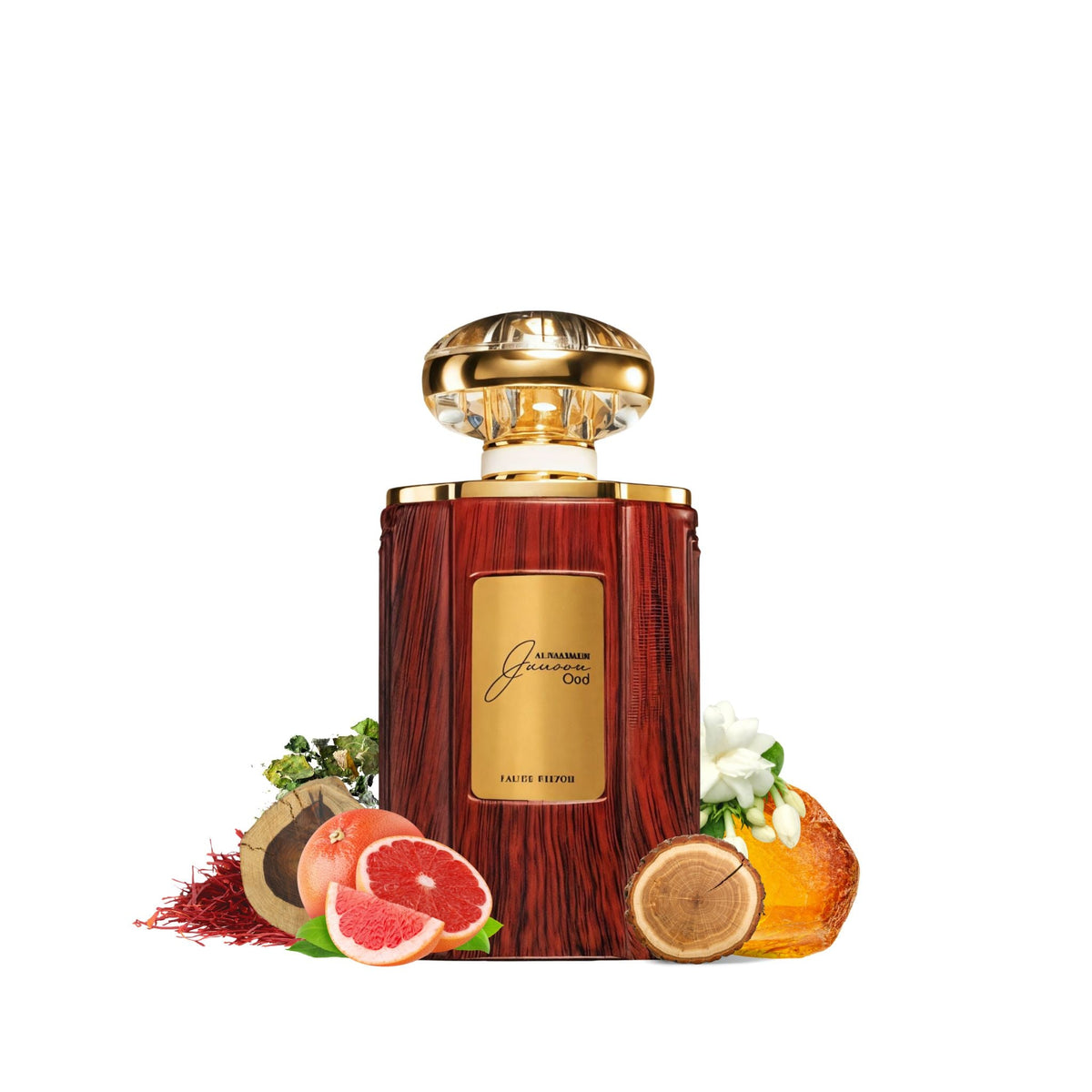 Al Haramain Junoon Oud bottle