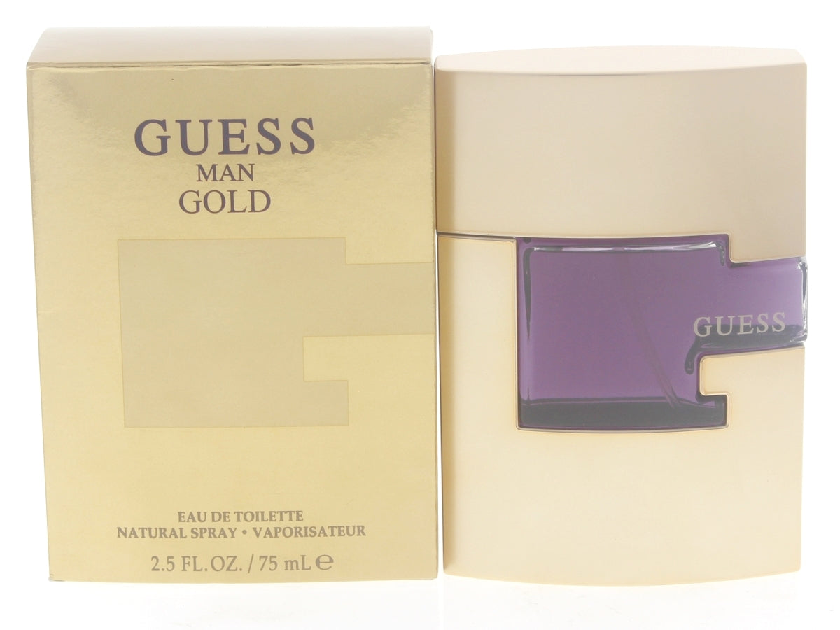 Guess Gold Eau de Toilette for Men - 75 ML - authentic fragrance from Brands Warehouse Canada