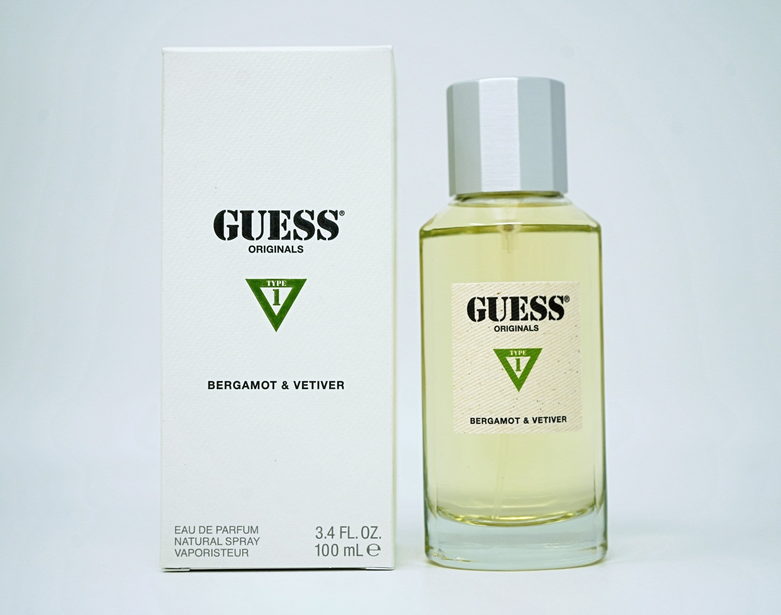 Guess Originals Type 1 Bergamot & Vetiver Eau de Parfum for Unisex - 100 ML - authentic fragrance from Brands Warehouse Ca...