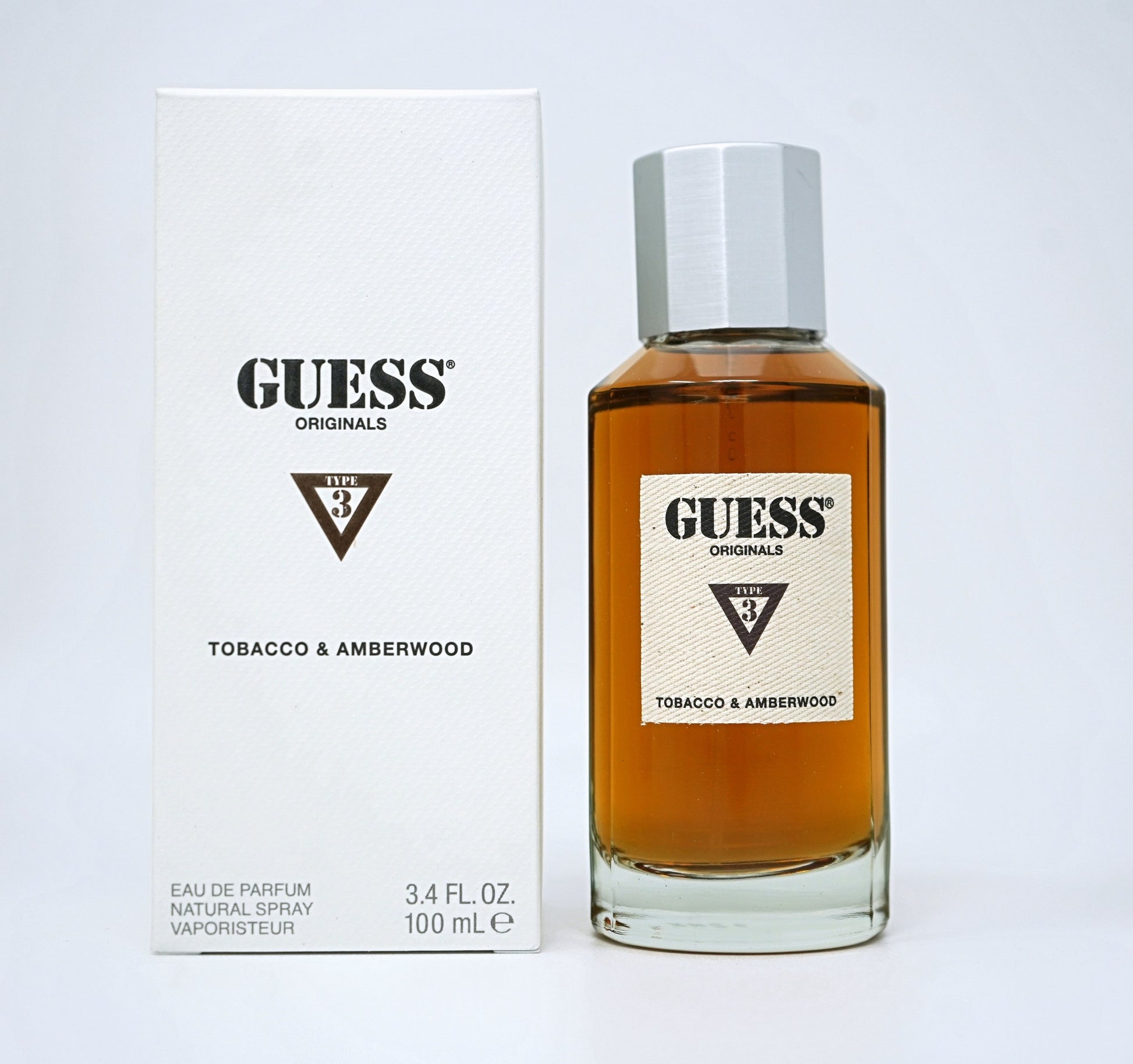 Guess Originals Type 3 Tobacco & Amberwood Eau de Parfum for Men - 100ml