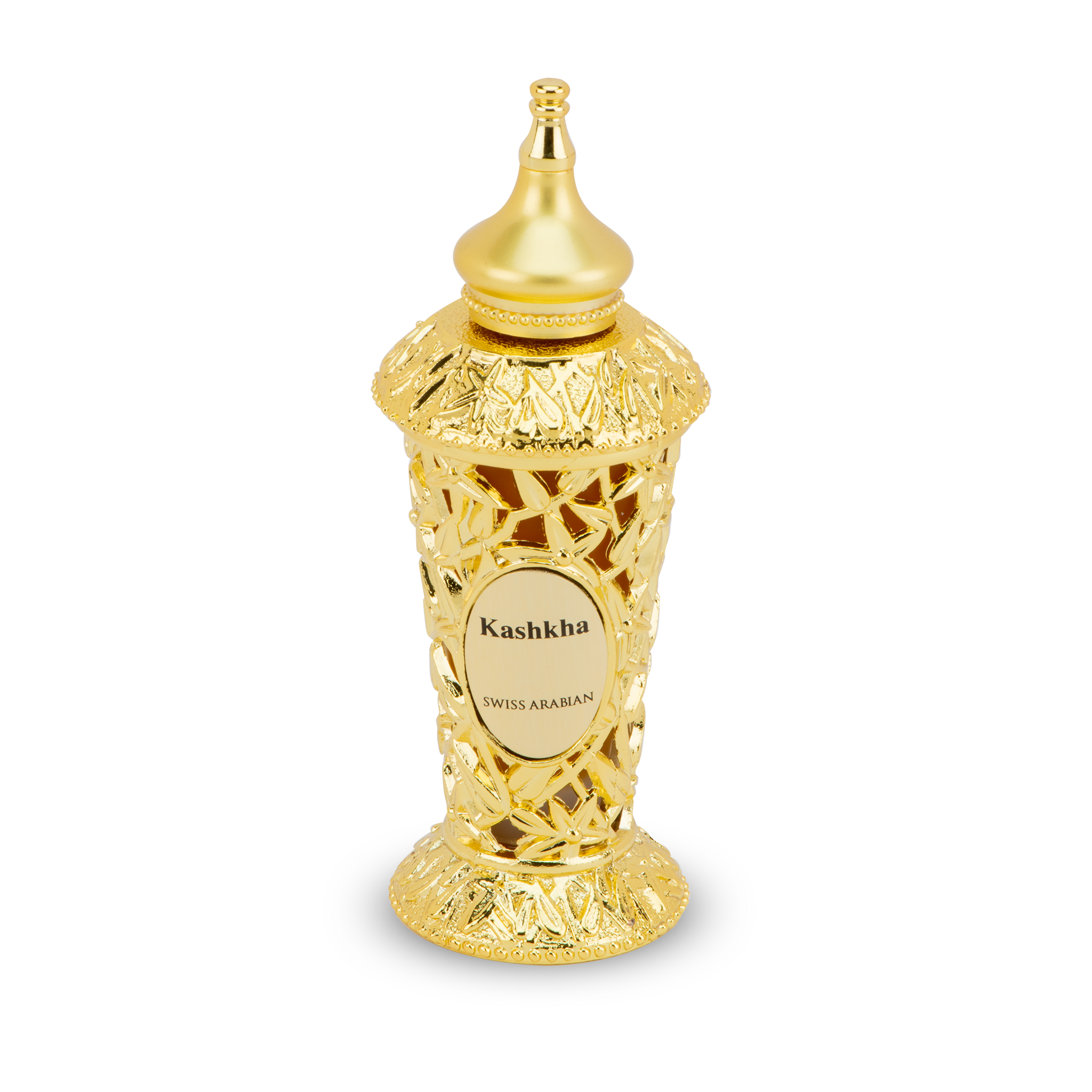 Swiss Arabian Kashkha concentrated perfume oil bottle