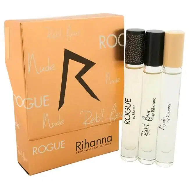 Mini Rihanna - Rouge 6 ML Edp Spray And Reb'L Fleur 6 ML Edp Spray And Nude 6 ML Edp Spray