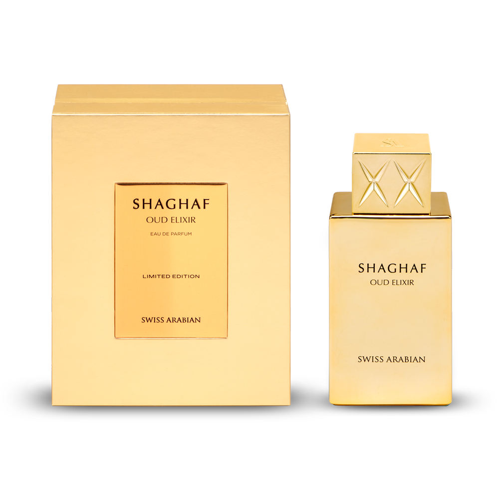 Swiss Arabian Shaghaf Oud Elixir Eau De Parfum Unisex - 75 ML - bottle front view