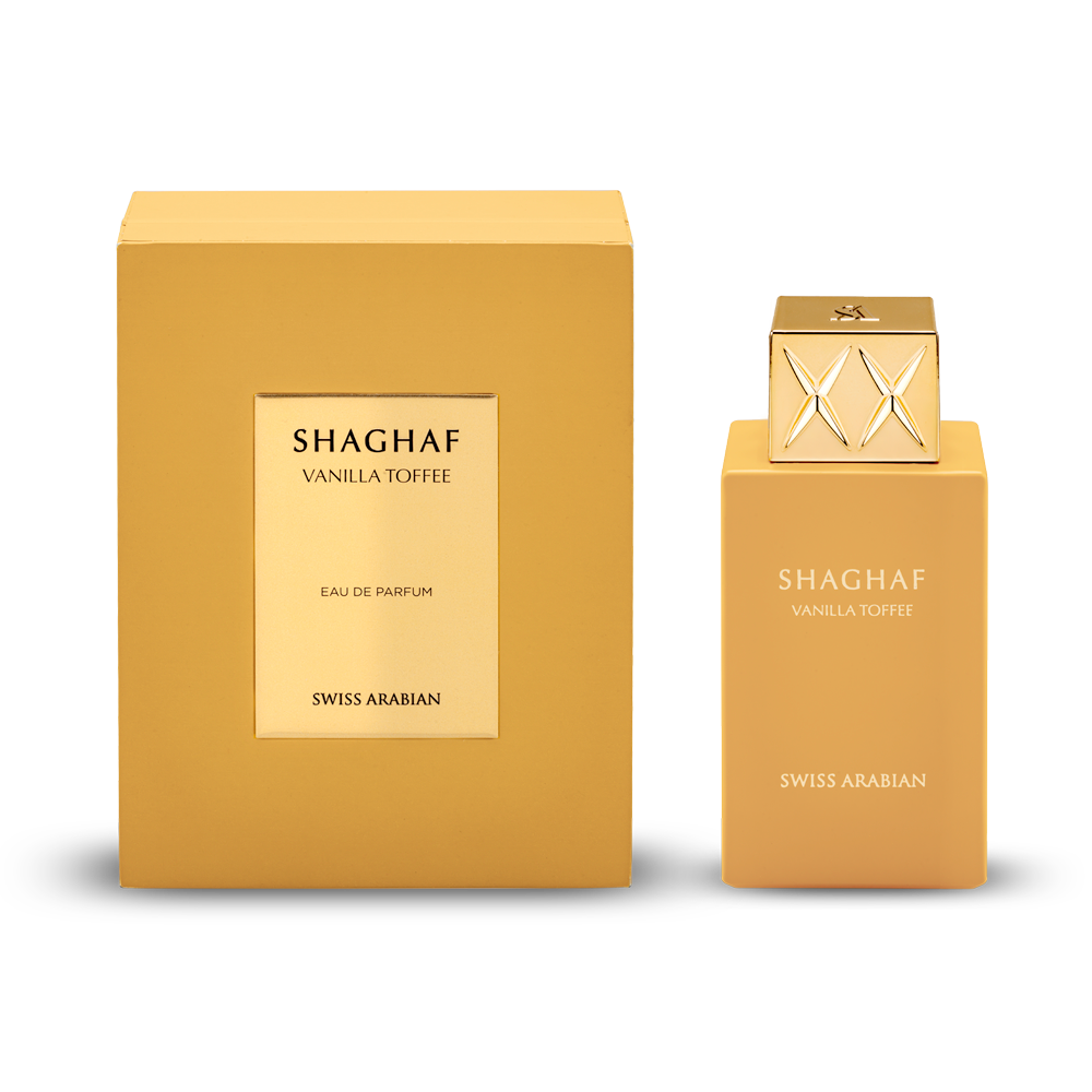 Swiss Arabian Shaghaf Vanilla Toffee Eau De Parfum Unisex - 75 ML - bottle front view