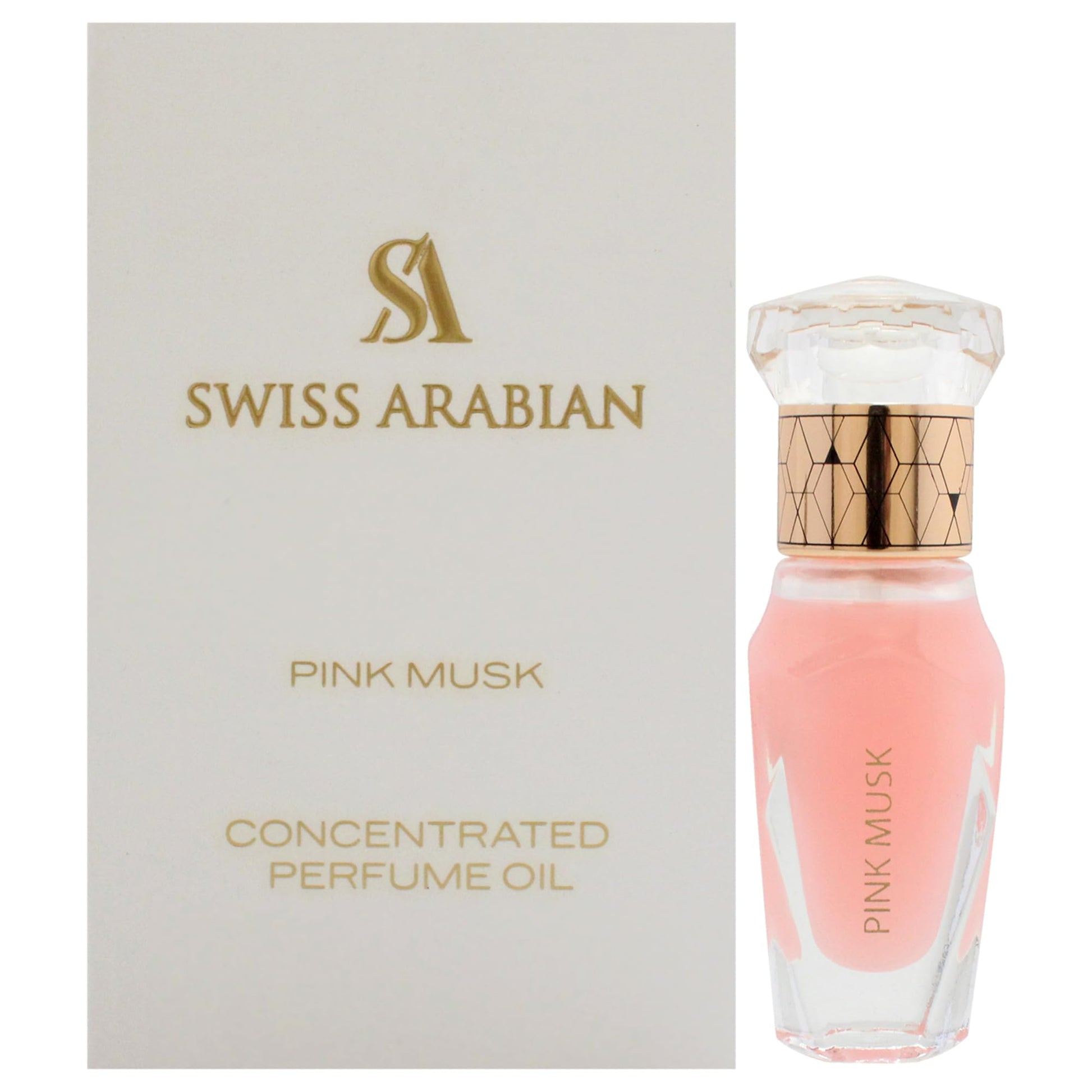 SWISS ARABIAN Arabian Musk For Unisex - Luxury Products From Dubai - Long Lasting Personal Perfume Oil - A Seductive, Exceptionally Made, Signature Fragrance - The Luxurious Scent Of Arabia - 0.4 Oz