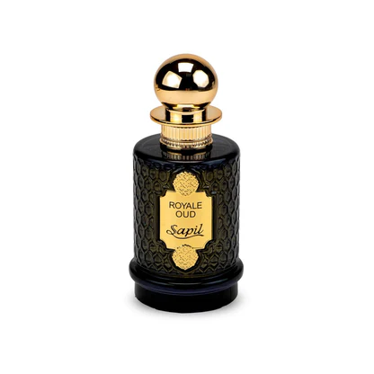 Sapil Royale Oud Unisex Eau De Parfum - 100 ML - box and bottle packaging