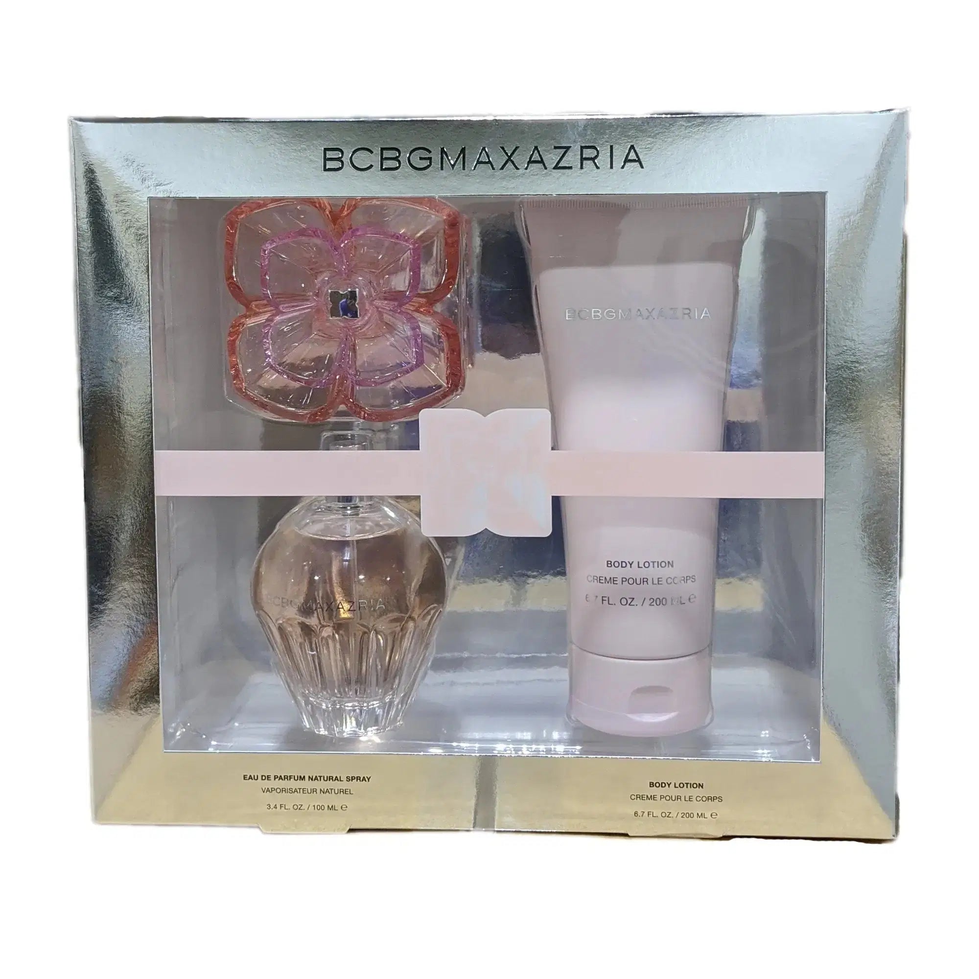 Set - BCBG Maz Azria 100 ML EDP Spray + 200 ML Body Lotion For Women - authentic fragrance from Brands Warehouse Canada