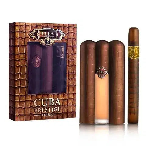 Set Cuba Prestige Classic For Men 2 Pc EDT 90 ML Spray. + EDT 35 ML Spray. - authentic fragrance from Brands Warehouse Canada