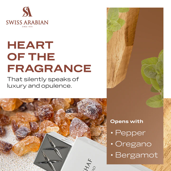 Swiss Arabian Shaghaf Oud Abyad Eau De Parfum Unisex - 75ml