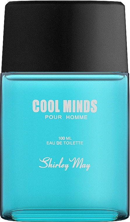 Shirley May Cool Minds For Men Eau de Toilette - 100 ML - box and bottle packaging
