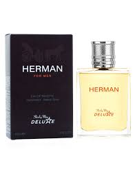 Shirley May Deluxe Herman Eau de Toilette Perfume for Men 100 ML - bottle front view