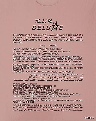 Eau de Toilette Shirley May Deluxe So Bloom pour femme - 100 ml