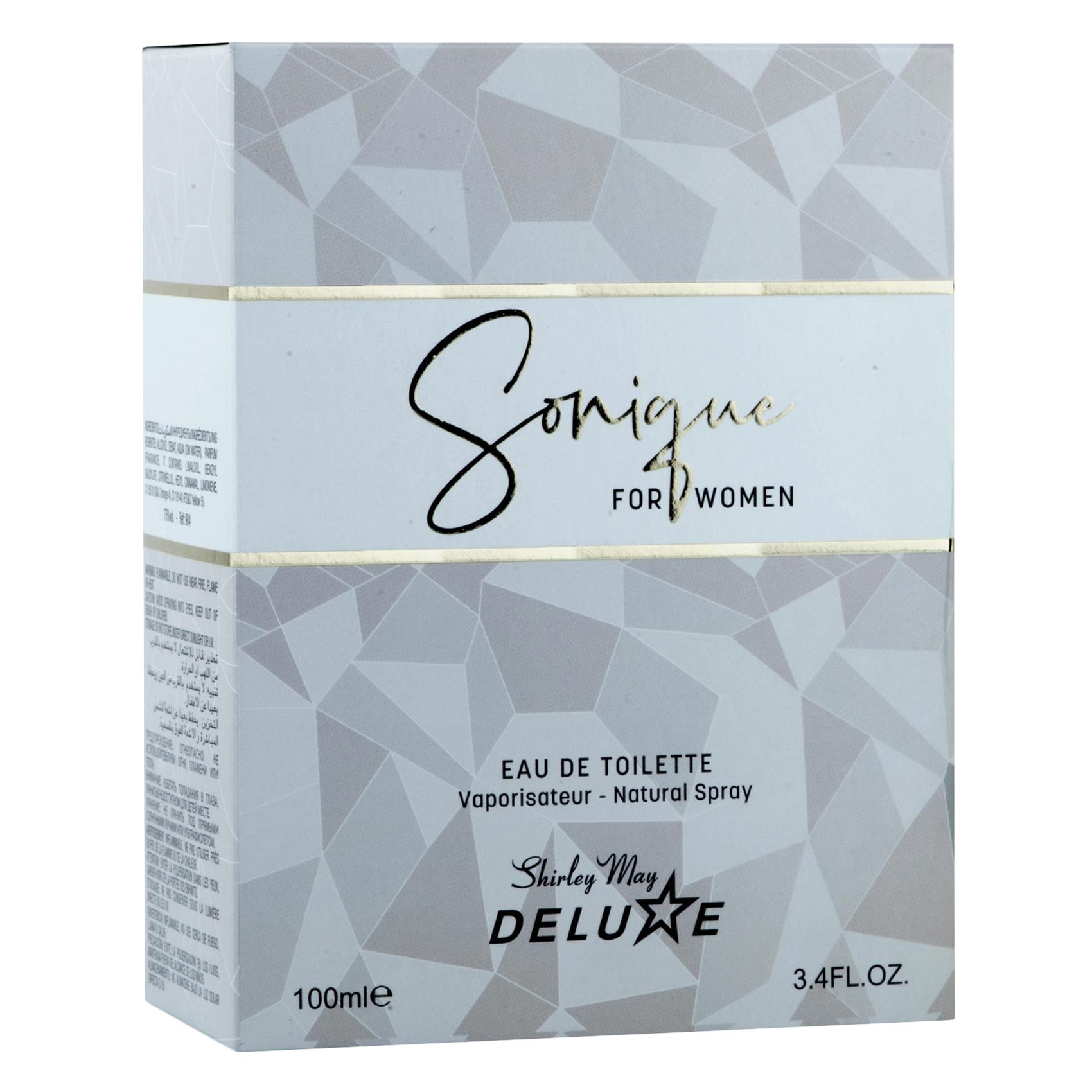 Shirley May Deluxe Sonique for Women Eau de Toilette Vaporisateur Natural Spray 100ml