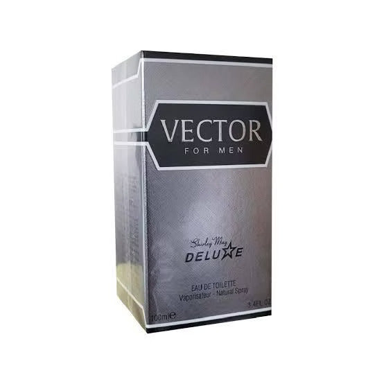 Shirley May Deluxe Vector Eau de Toilette Natural Spray for Men 100ml