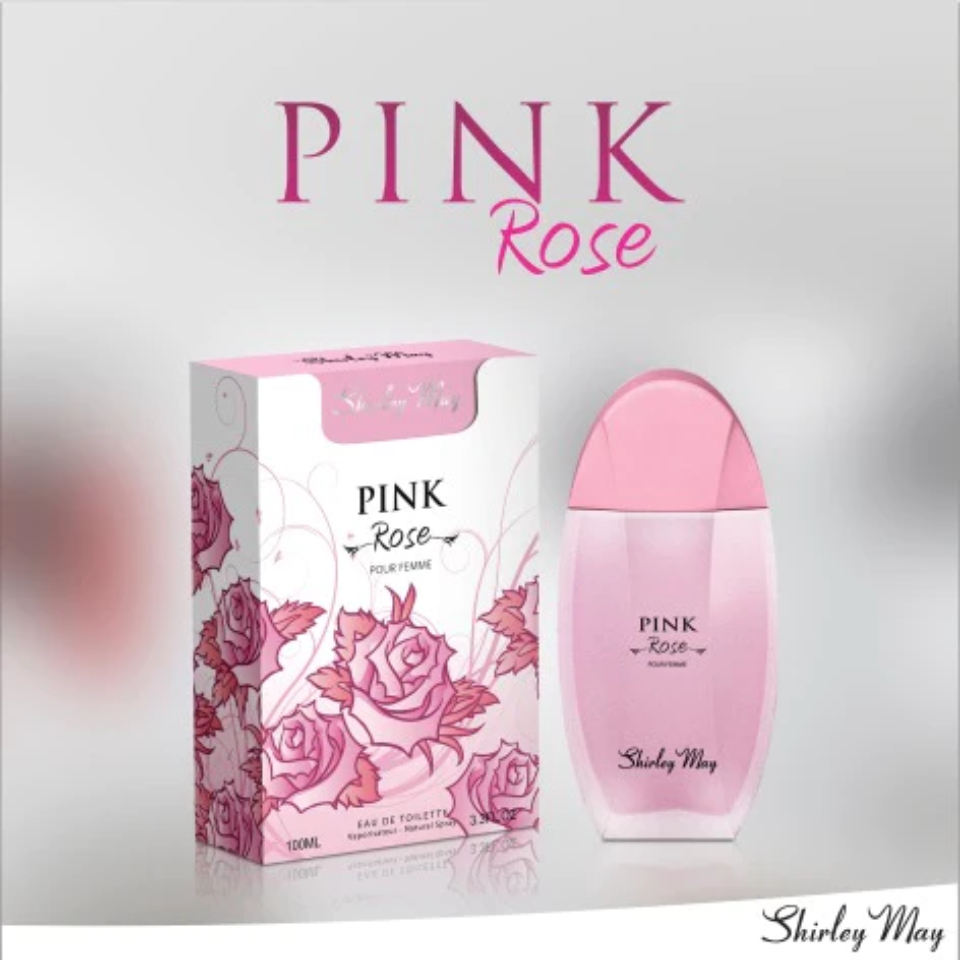 Shirley May Pink Rose for Women Eau de Toilette 100ml