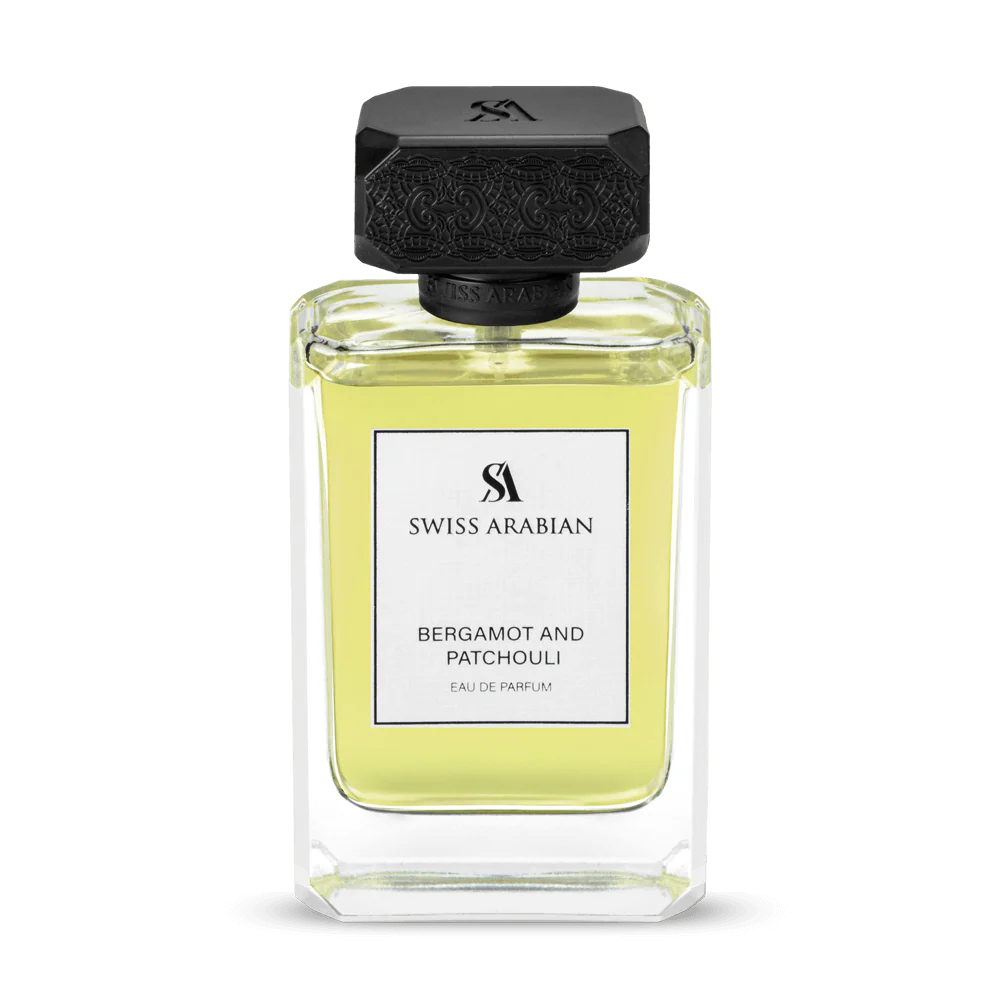 Swiss Arabian Bergamot and Patchouli for Women - Uniquely Crafted Women's Perfume - Citrus Floral Fragrance with Bergamot Patchouli, and Musk - 100 ml