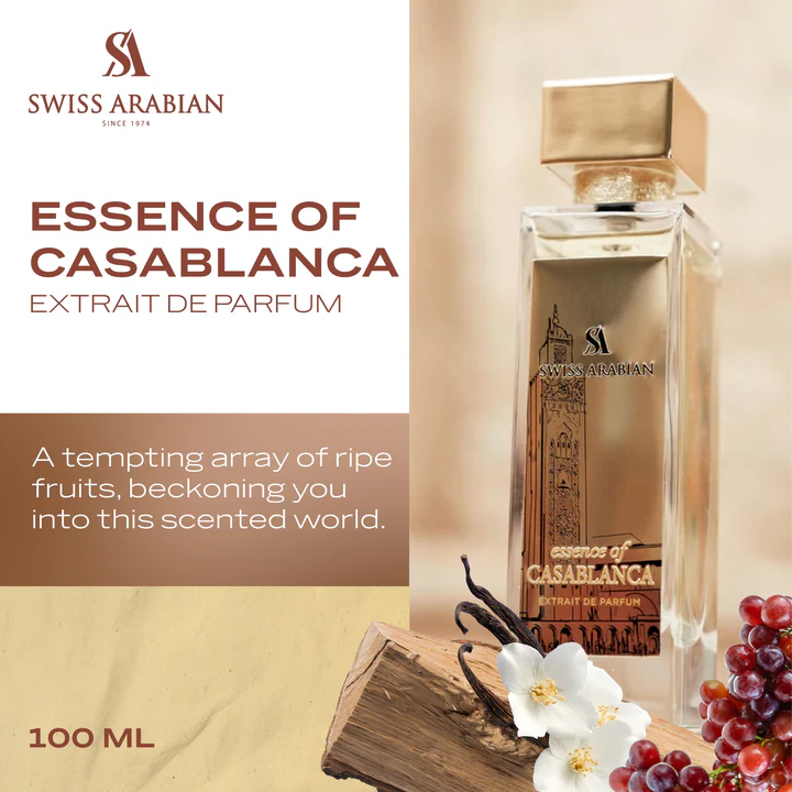 Swiss Arabian Essence Of Casablanca Extrait De Parfum Unisex - 100ml