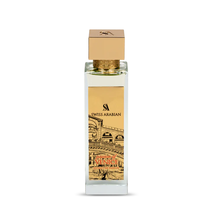 Swiss Arabian Passion Of Venice Eau De Parfum Unisex - 100 ML - box and bottle packaging