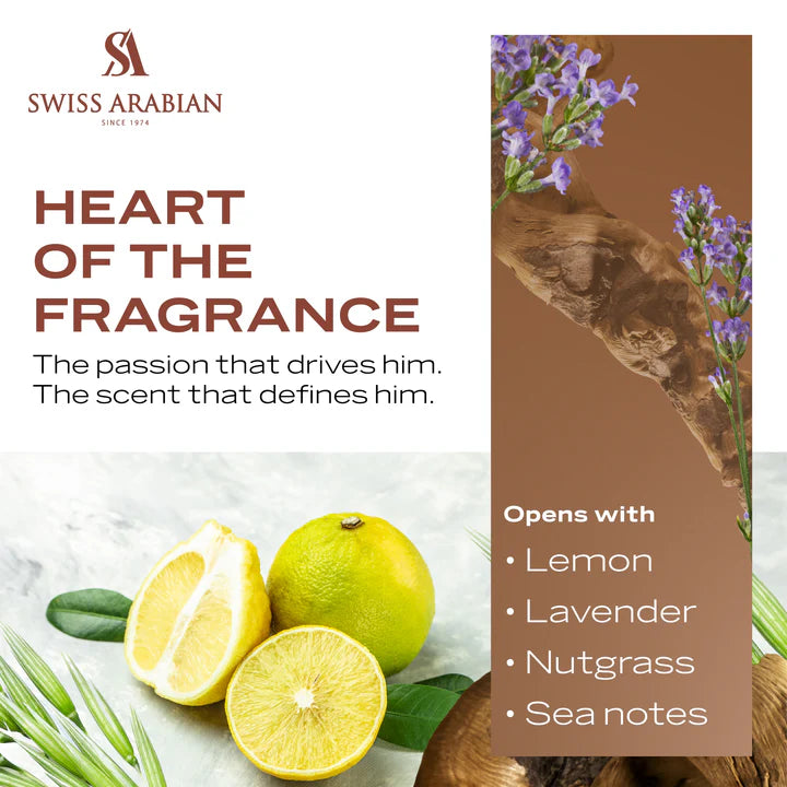 Swiss Arabian Shaghaf For Men Eau de Parfume - 75 ML