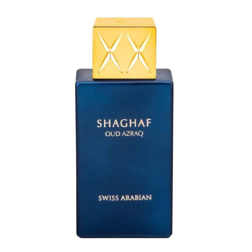 Swiss Arabian Shaghaf Oud Azraq, Limited Edition - Luxury Products From Dubai - Long Lasting and Addictive EDP Spray Fragrance - Seductive, Signature Aroma - Luxurious Scent of Arabia - 74 ml - Unisex