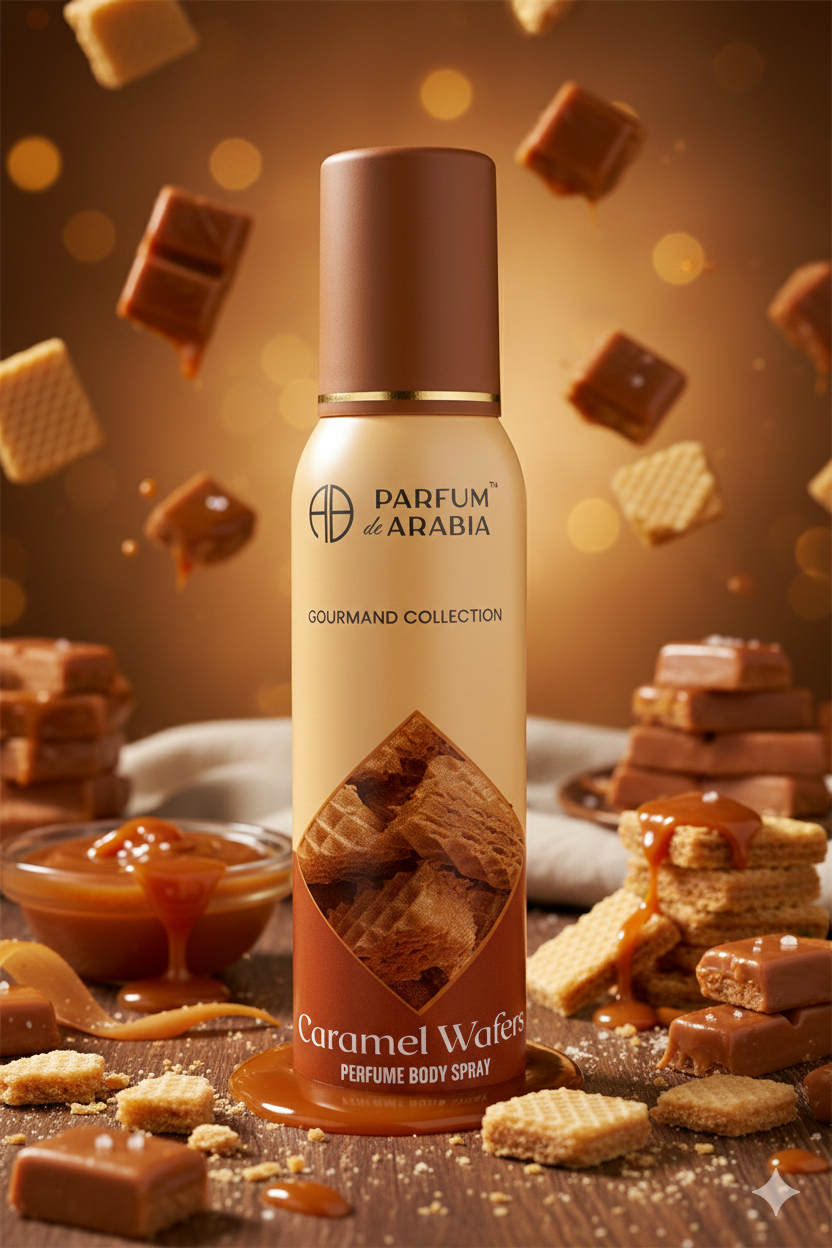 PDA Caramel Wafer Eau de Parfum, Vanilla Caramel Gourmand EDP, 100mL bottle product photo, 100 mL / 3.4 fl oz