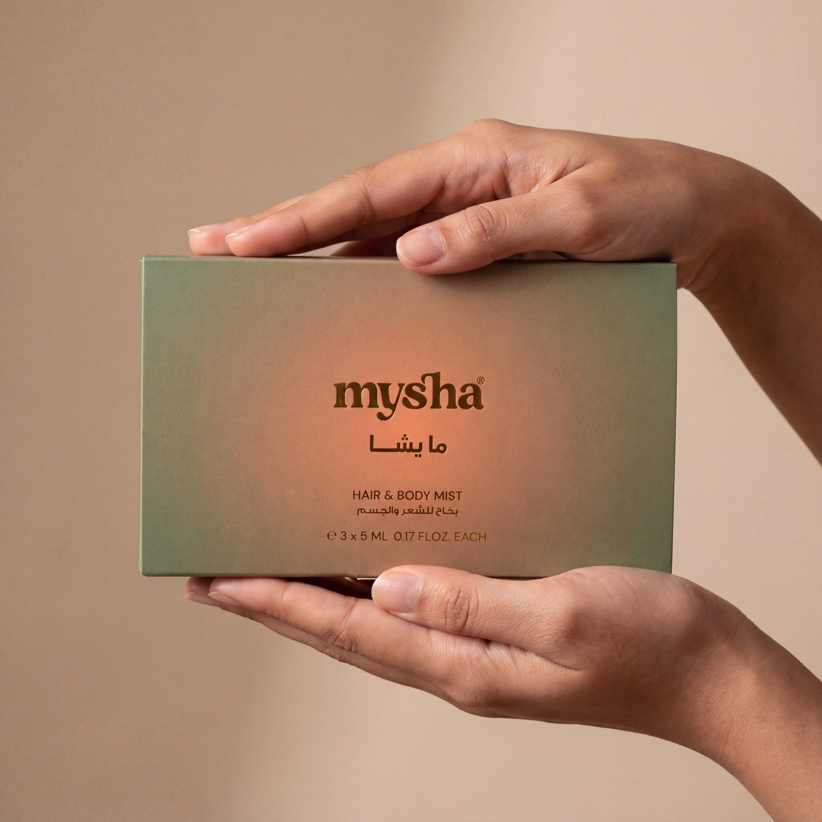 MYSHA Discovery Set Hair Perfume Trio, Alcohol-Free Gift Set, 3x5mL bottle product photo, 3 x 5 mL