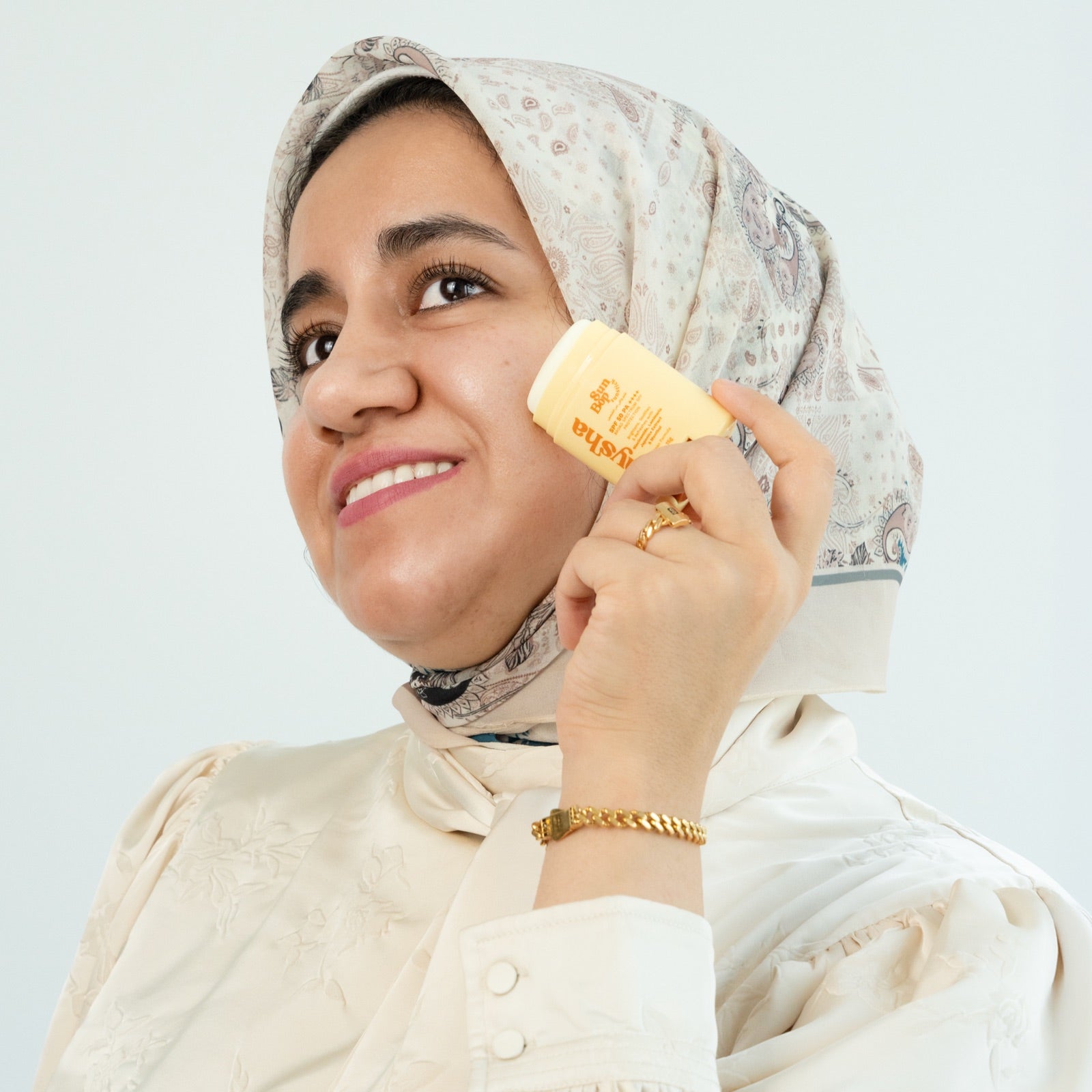 MYSHA Sunbop SPF 50 PA++++ Sunscreen Stick, Niacinamide, 15g bottle product photo, 15 g / 0.53 oz