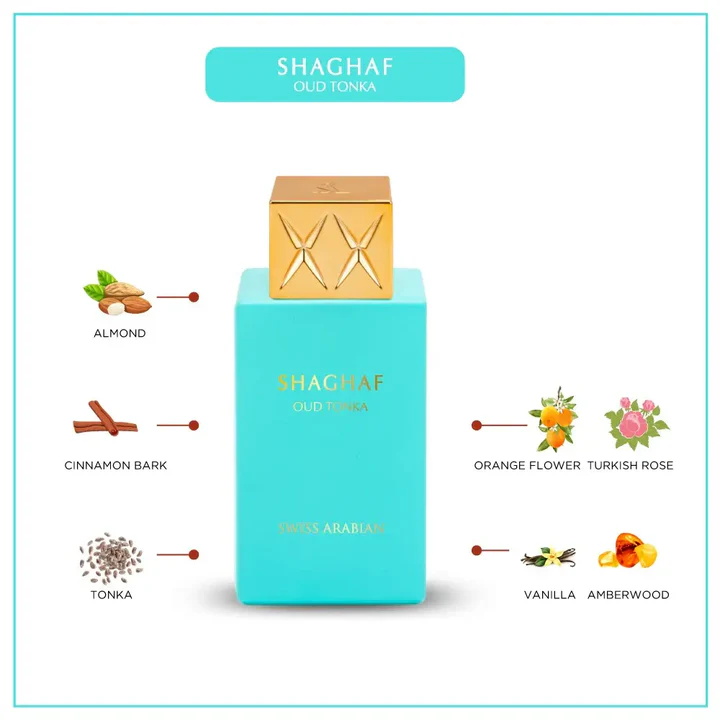 Swiss Arabian Shaghaf Oud Tonka Eau De Parfum Unisex - 75 ML