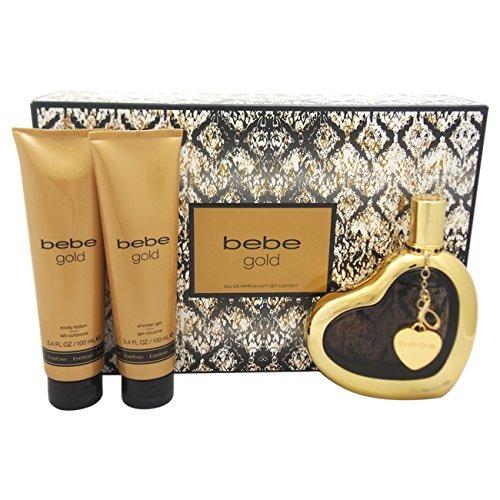 Set-Bebe Gold 100 ML EDP +100 ML Bl + 100 ML Sg - authentic fragrance from Brands Warehouse Canada