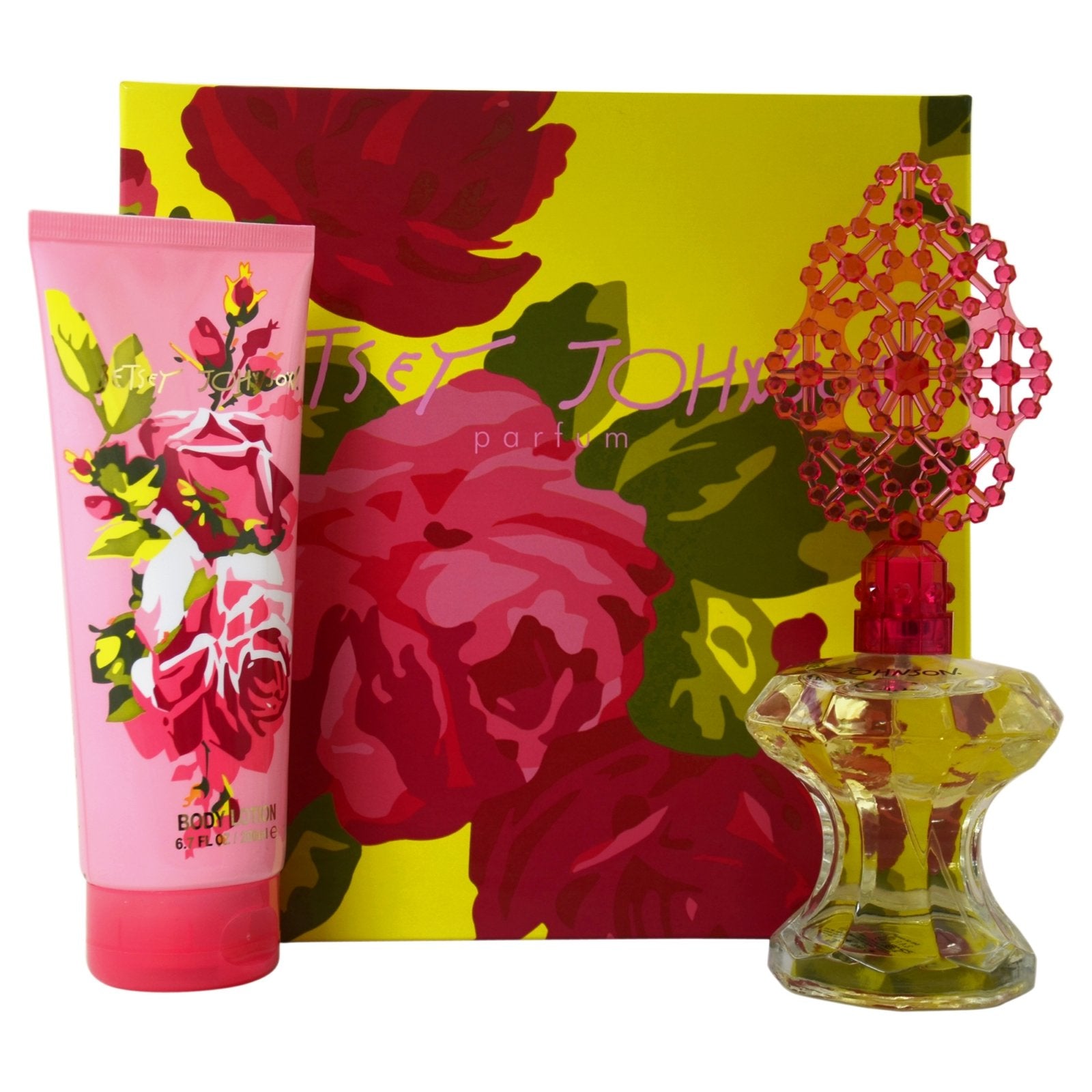 Set - Betsey Johnson 100ml EDP Spray + 200ml Body Lotion