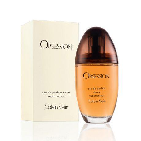 Calvin Klein Obsession EDP Spray For Women - box and bottle packaging