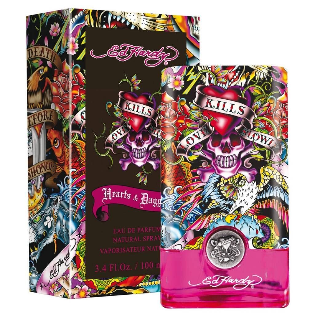 Ed Hardy Hearts & Daggers 100ml EDP Spray For Women