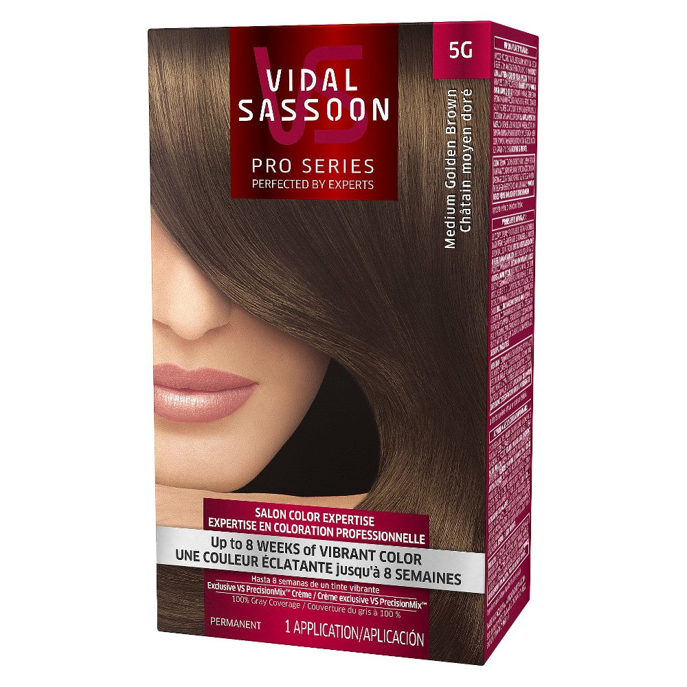Vidal Sassoon Ps 5G Medium Gldn Brown 12 1 Kt - authentic fragrance from Brands Warehouse Canada
