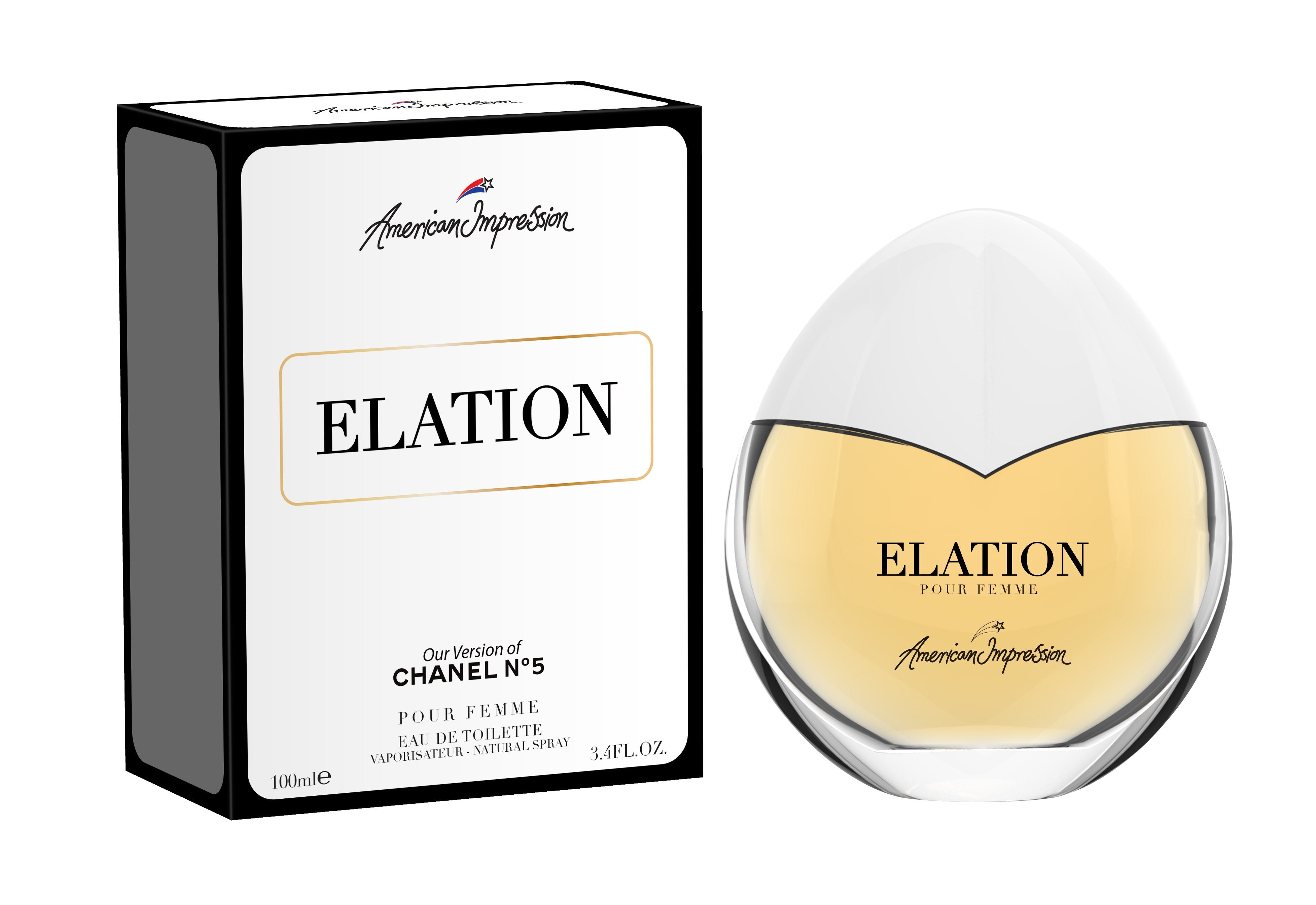 American Impression Elation 100 ML EDT Spray (Impression Of Chanel N?5) - authentic fragrance from Brands Warehouse Canada