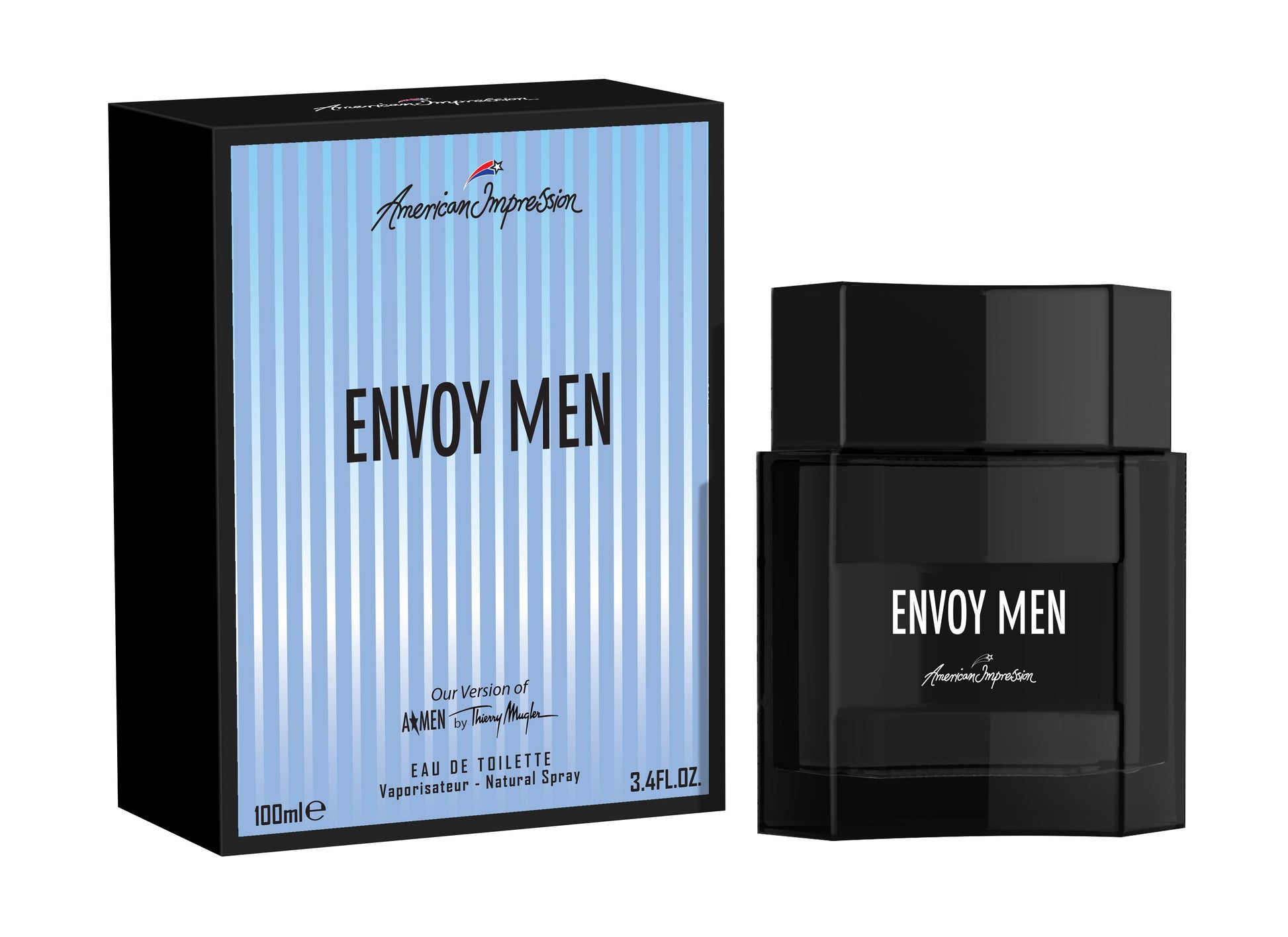 American Impression Envoy Men 100ml EDT Spray (Impression Of A*Men By Thierry Mugler)