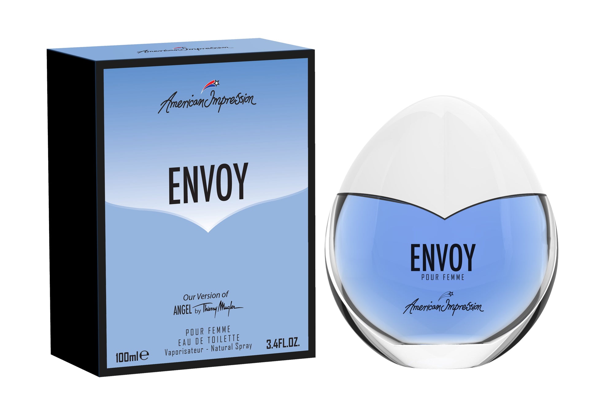 American Impression Envoy 100ml EDT Spray (Impression Of Angel By Thierry Mugler)