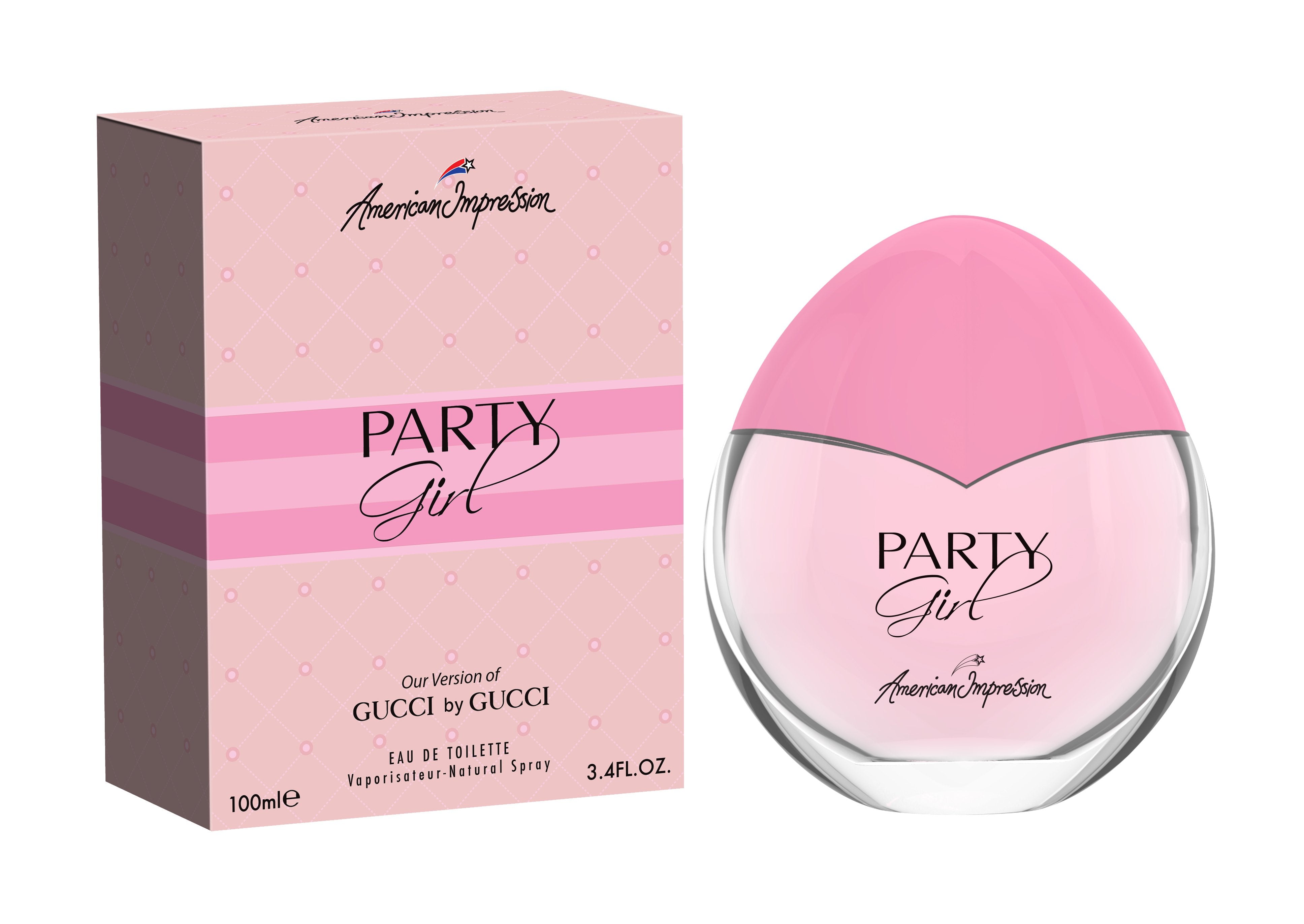 American Impression Party Girl 100 ML EDT Spray (Impression Of Gucci By Gucci) For Women - authentic fragrance from Brands...
