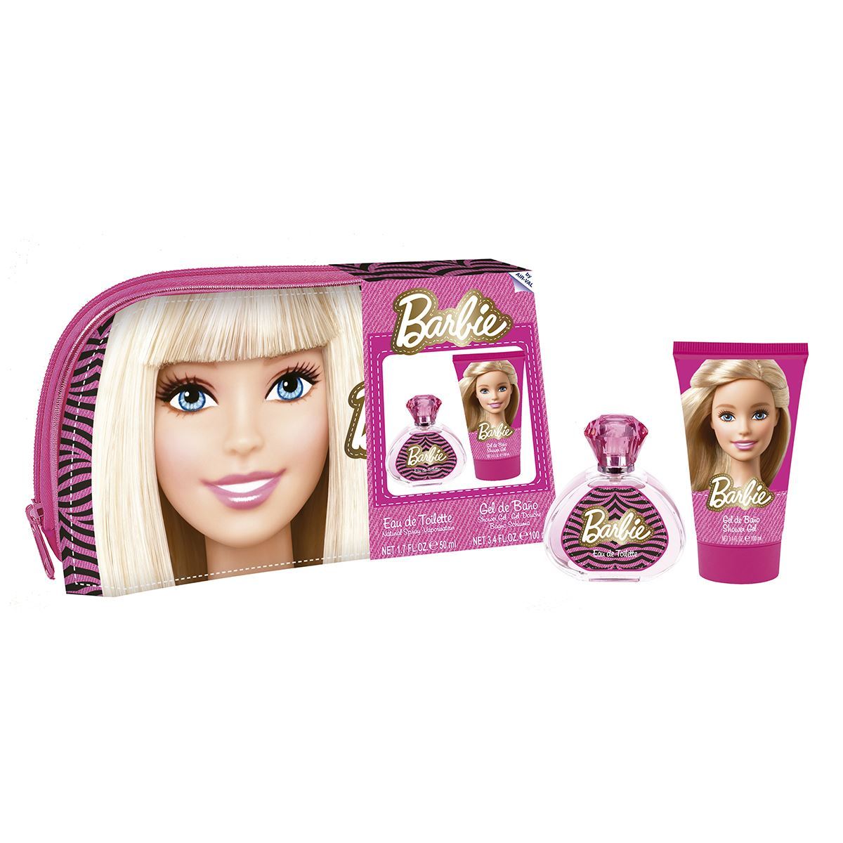 Set - Kids Barbie Girl (G) 50 EDT Spray + 100 ML Body Lotion, Bag - authentic fragrance from Brands Warehouse Canada