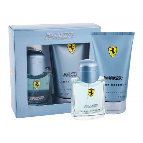 Set - Ferrari Light Essence 75ml EDT Spray + 150ml B/W