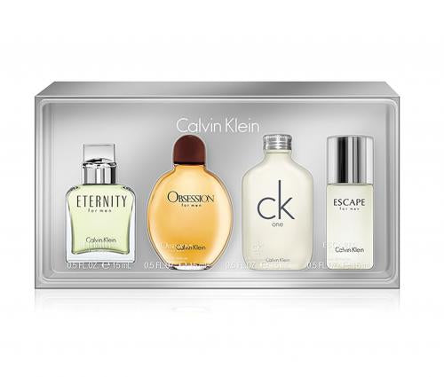 Set - Calvin Klein Men Omni - Eternity 15ml EDT + Calvin Klein One 15ml EDT + Obsession 15ml EDT + Eternity Aqua 15ml EDT