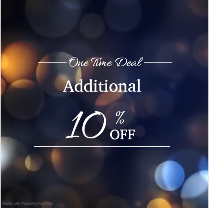 Additional 10% discount / use code "delight"